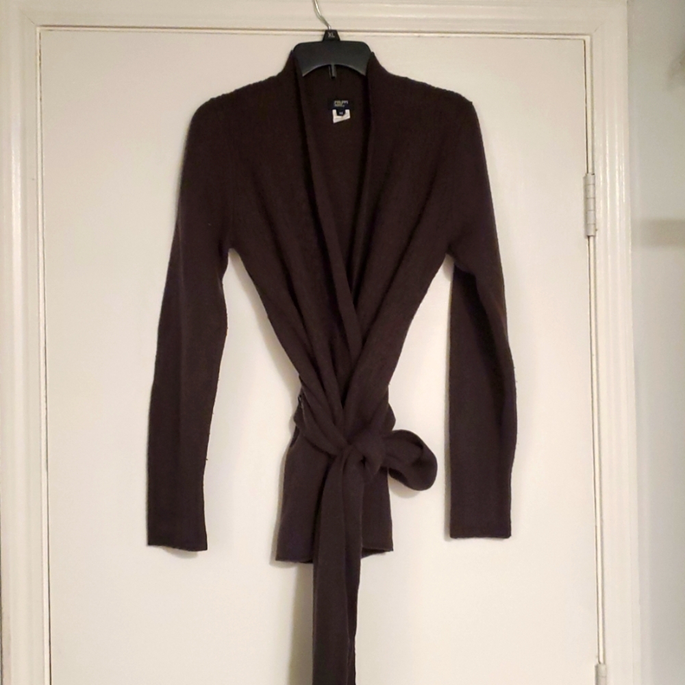 Philippe Adec wool cardigan sweater